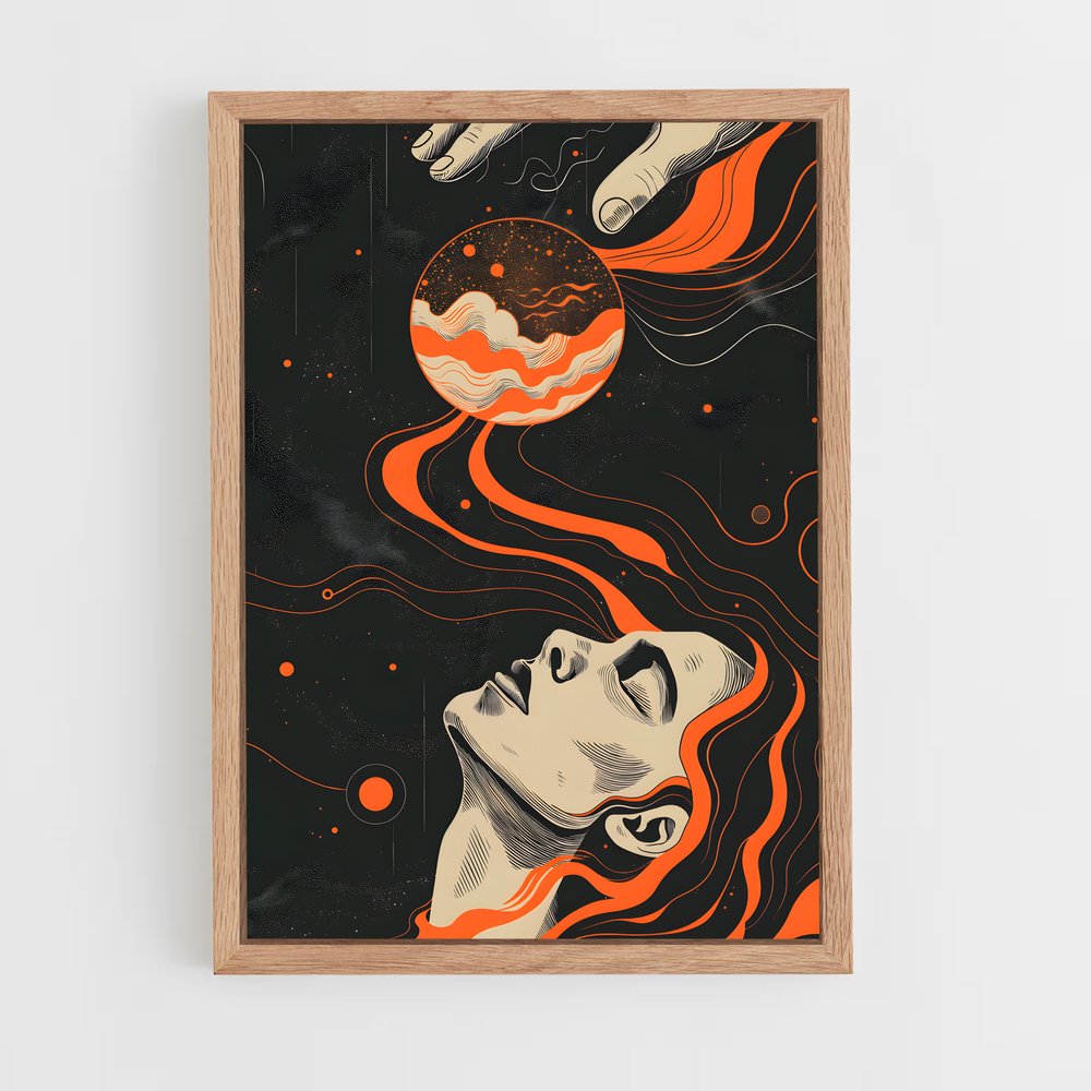 Poster Étoile de L'Inconnu – affiche Art spatial (vue 4)